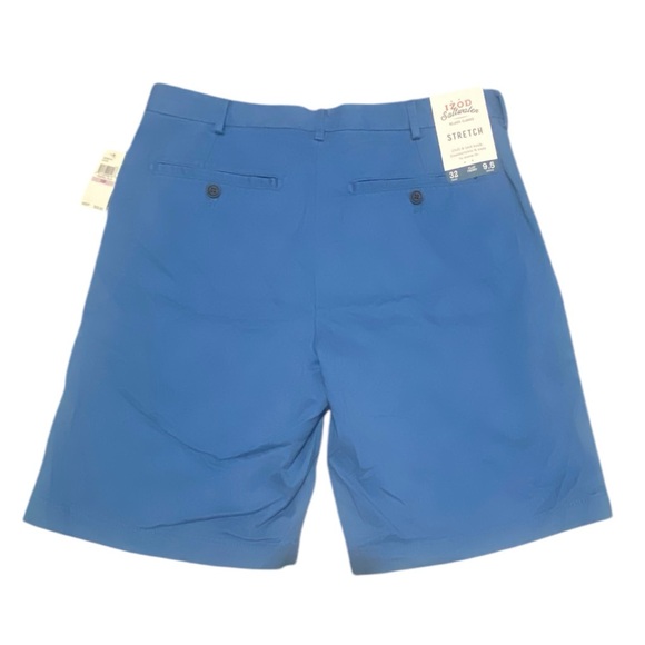 Izod saltwater stretch Blue Men's Shorts NWT - Picture 2 of 8
